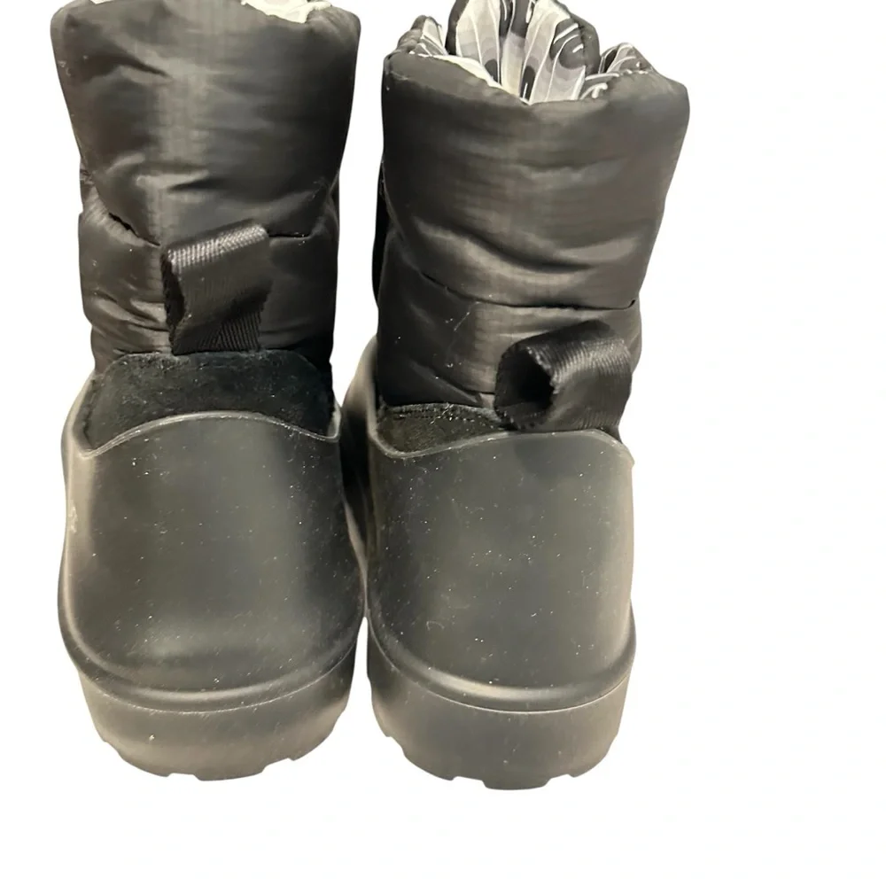 UGG CLASSIC MAXI TOGGLE BLACK LEATHER WATERPROOF WOMEN'S BOOTS SIZE 7